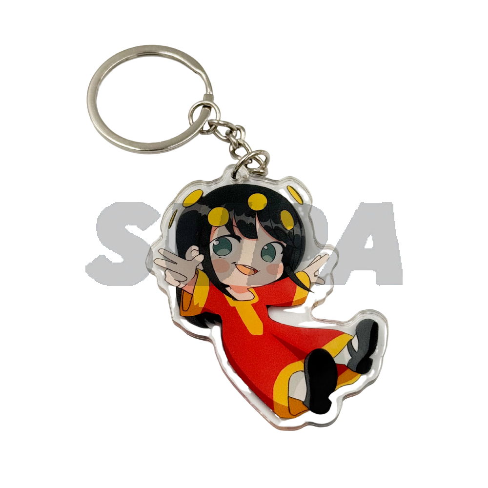 Qatari Girl Key Chain