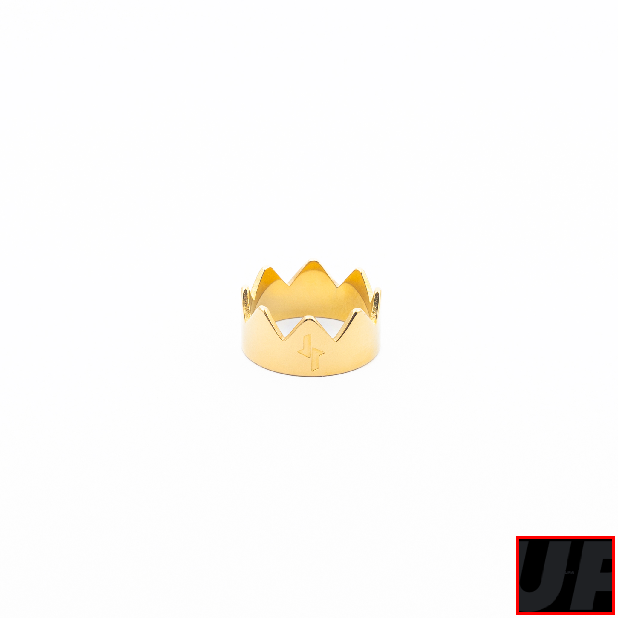 Crown Ring Stainless Steel (Gold Finish)