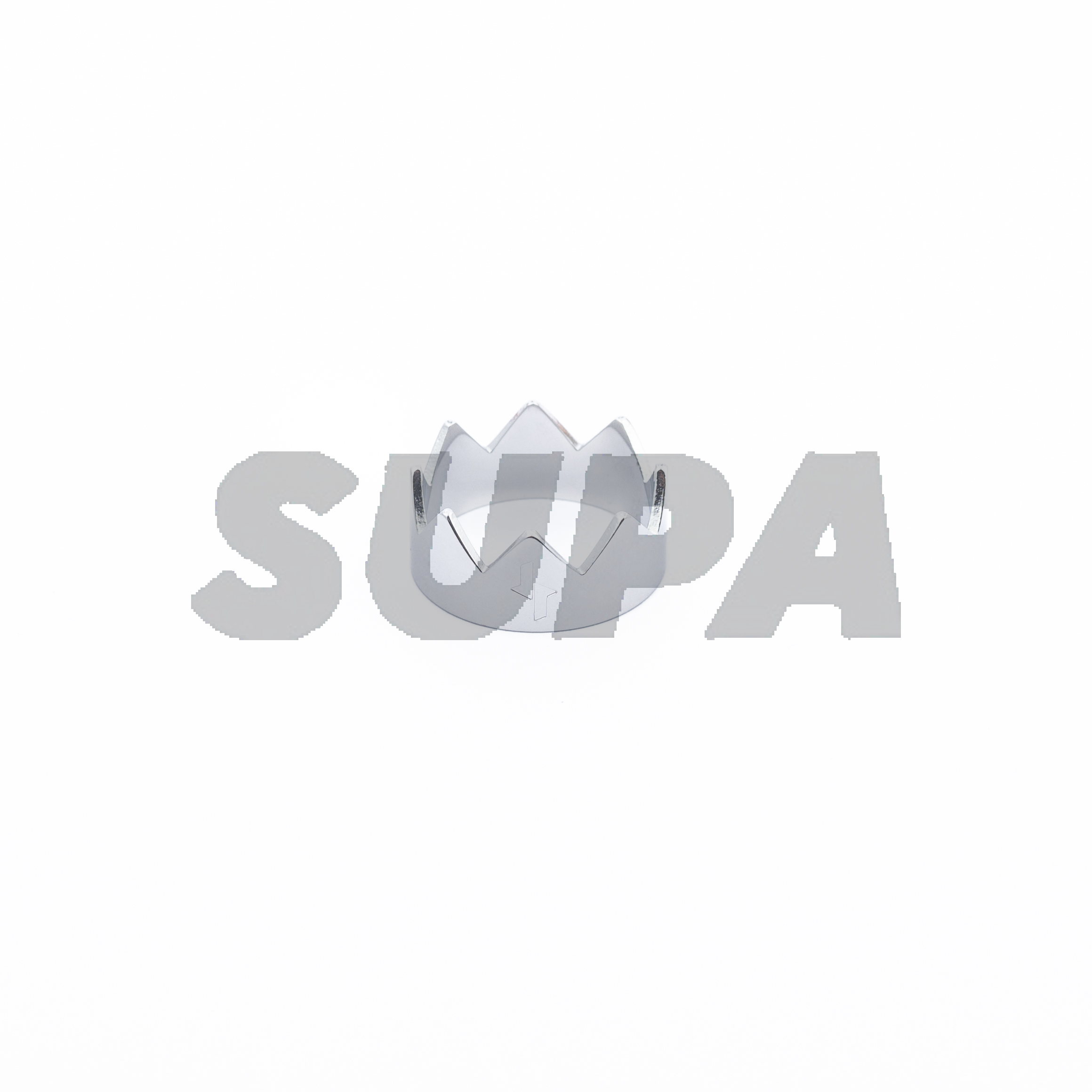 Crown Ring — Stainless Steel (Silver Finish)